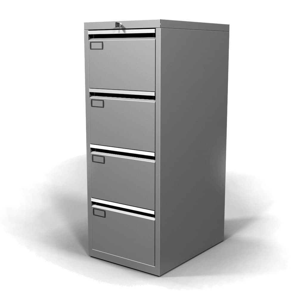 4-drawer filing cabinet